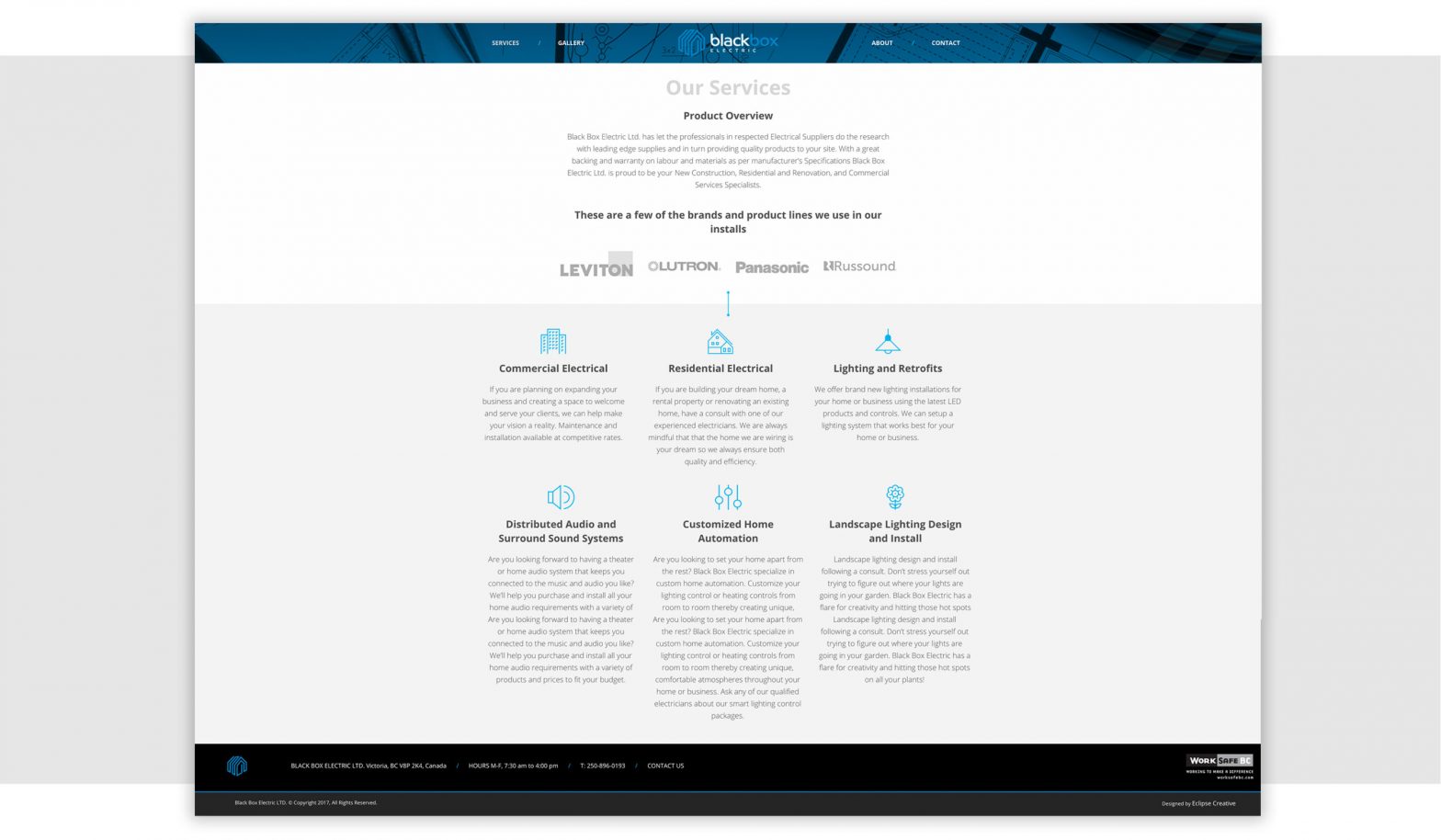 Black Box Electric eclipse360 Advertising and Digital Marketing Agency, Victoria, BC